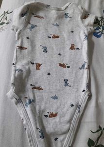 Set of 2 Baby Bodysuits and Bib &amp; 1 free Onesie