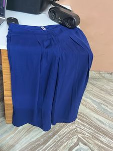 Elegant Royal Blue Palazzo Pants