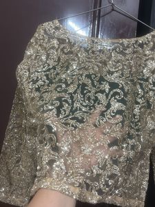 Stunning Embellished Net Blouse