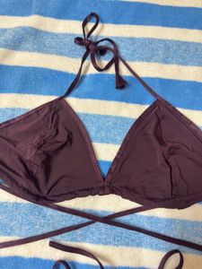 Dark Purple Bikini Set