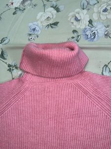 Pink Sweater Dress