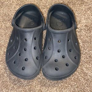 Navy Blue  Crocs Clogs J 1 (UK-1)