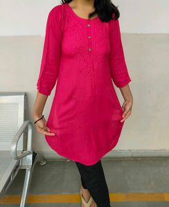 Pink Kurta