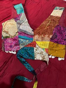 NAVRATRI SPECIAL 😍 Lehenga with Patchwork Blouse
