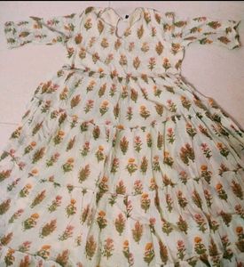 Floral Print Tiered Dress