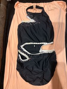 Stylish Black Embellished Bodysuit