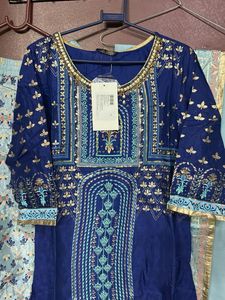 Price drop Elegant Blue Kurta Set with Dupatta