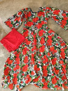 Anarkali Dress With Pant