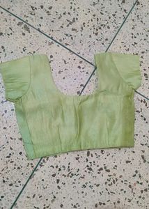 Designer Light Green Blouse
