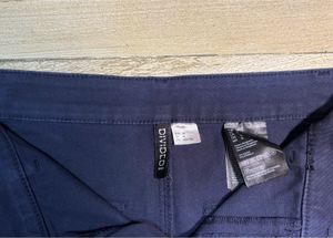 Navy Blue High-Waisted Shorts