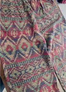 Boho Patterned Wide Leg Pants