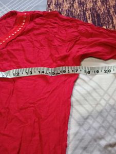Elegant Red Kurta Set