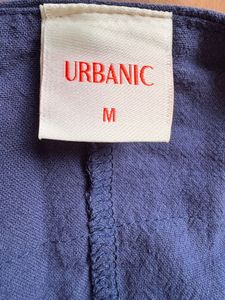 Urbanic Navy Blue Wide-Leg Jumpsuit