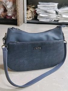 Stylish Grey Crocodile Pattern Hobo Bag