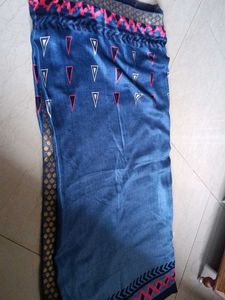blue saree