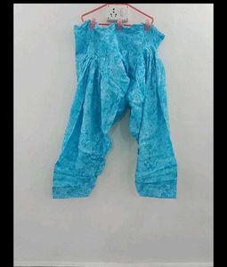 Blue Tie-Dye Palazzos