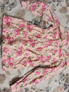 Floral Print Long Sleeve Top