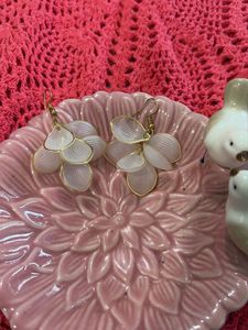 Floral Petal Drop Earrings