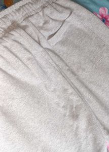 Comfortable Grey Wide-Leg Sweatpants