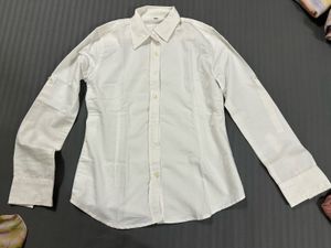 Classic White Button-Up Shirt