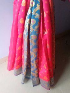 Fancy And Beautiful Saree.. Kanjivaram Silk Saree.