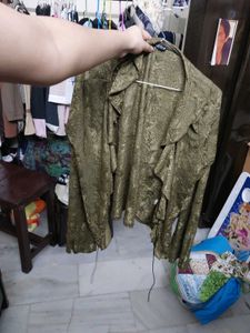ZARA olive Cardigan
