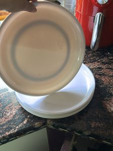 Set Of Five Plastic Plates