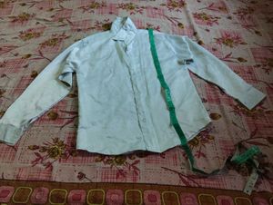 Boys' Blue Suit Set with white shirt