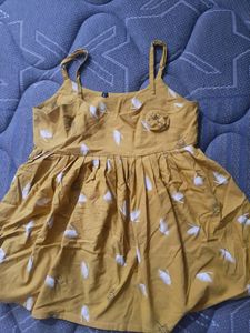 Mustard Fancy Top