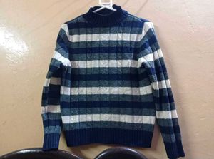 Unisex Classic Striped Winter Knit Sweater