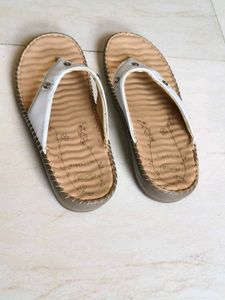 Scholl Women Beige White Printed Flats