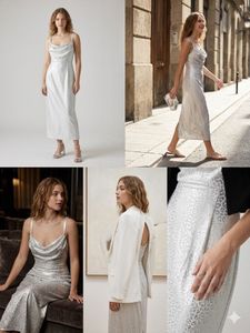 Elegant Silver Print Midi Dress