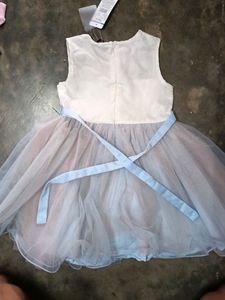Brandsky Blue Colour New Frock For  Girls With Age