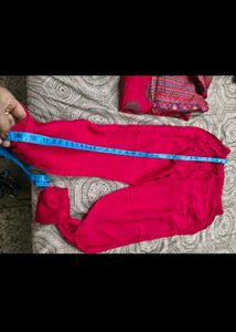 Vibrant Pink Kurta Set in 40-42 size