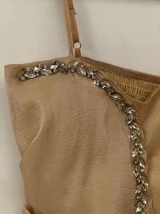 Shimmer Chain Detail Wrap Top