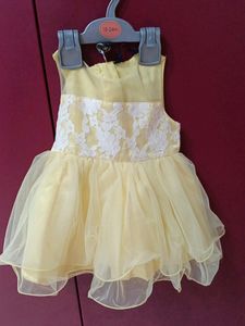 Yellow Lace Dress (9-12 Months)