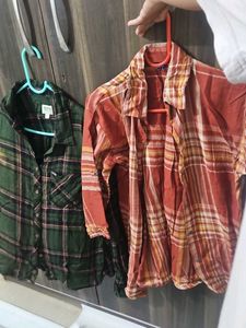 Classic Plaid Shirts - Bundle of Two