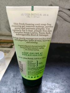 Biotique Fresh Neem Pimple Control Face Wash