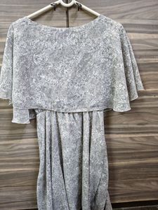 !price drop! Gray Printed Mini Dress
