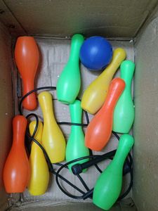 Multi-Color Bowling Set with Jump Rope