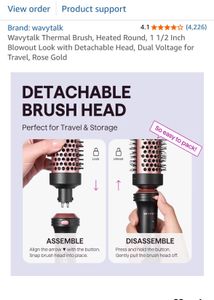 Professional Styling Hot Air Brush