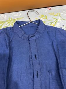 4/5 years boy's Blue Kurta with Pants Set