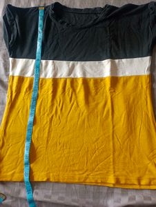 Color Block T-Shirt strechable