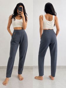 High-Waisted Tapered Pants
