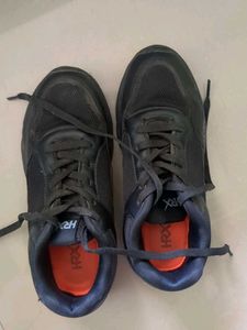 HRX UNISEX Black Sports Shoes