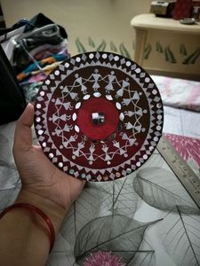 Warli Painted Plate
