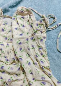 h&amp;m Floral Print Maxi Dress