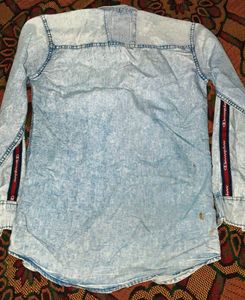 Acid Wash Denim Shirt
