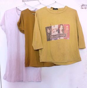 3 Pack T-Shirts - Graphic Tee & Basics