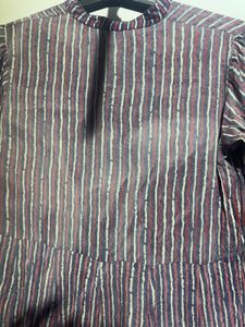 Striped Button-Down Dress